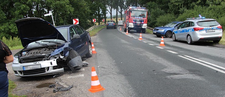 Wypadek w Grabiu. Są ranni [FOTO] - Zdjęcie główne