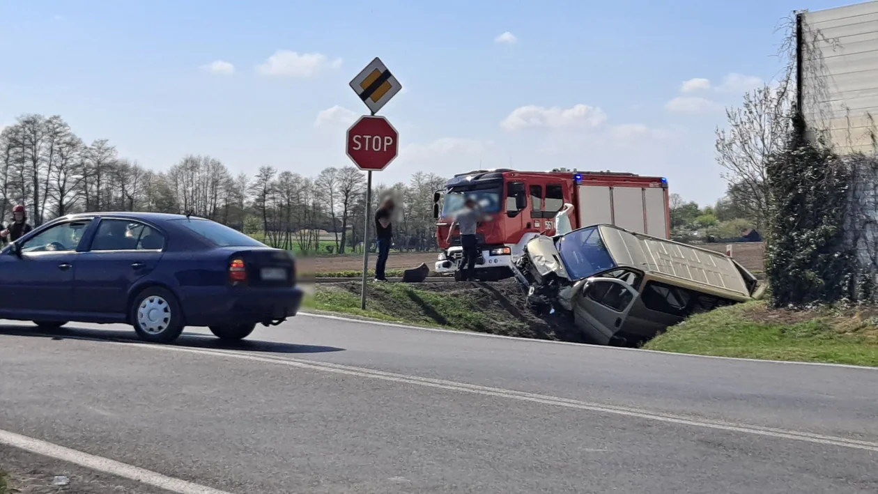 Wypadek na DK 11 w Pleszewie 