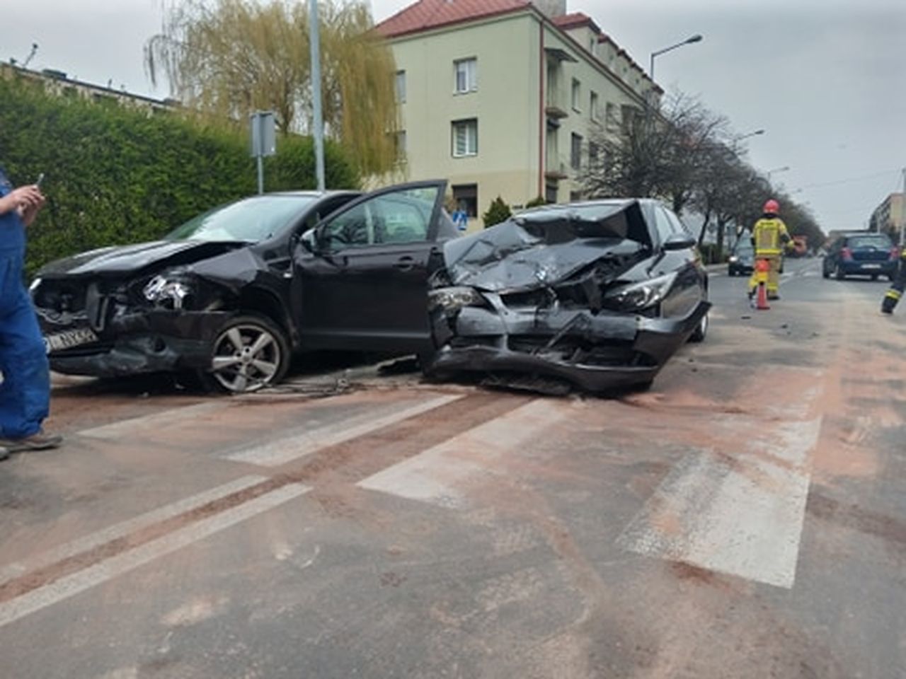 Wypadek na skrzyżowaniu ul. Lipowej w Pleszewie