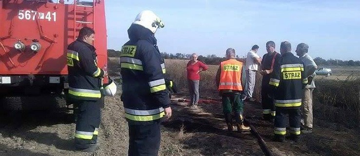 Sośnica. Pożar na polu - Zdjęcie główne