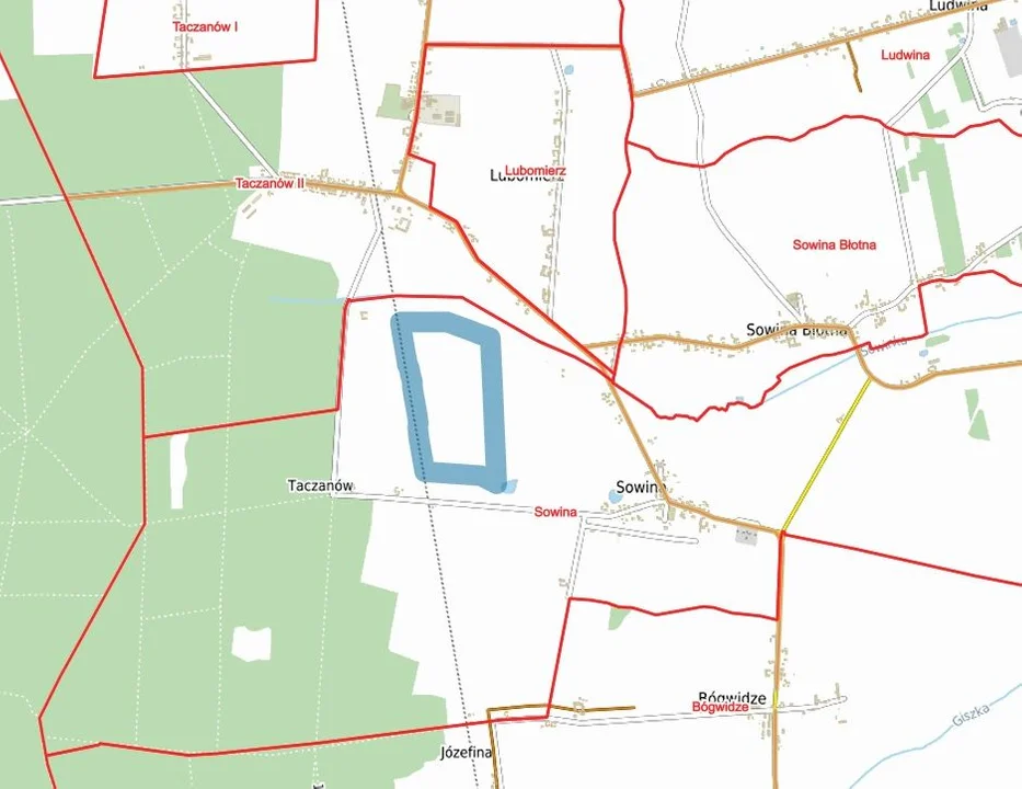 Działka nr 151 w obrębie Sowina