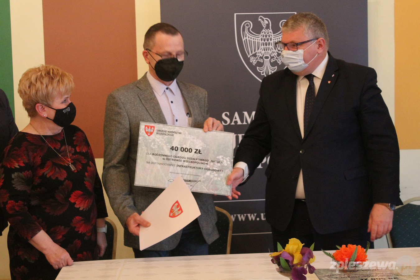 Pleszew. Działkowcy dostali pieniądze od marszałka 