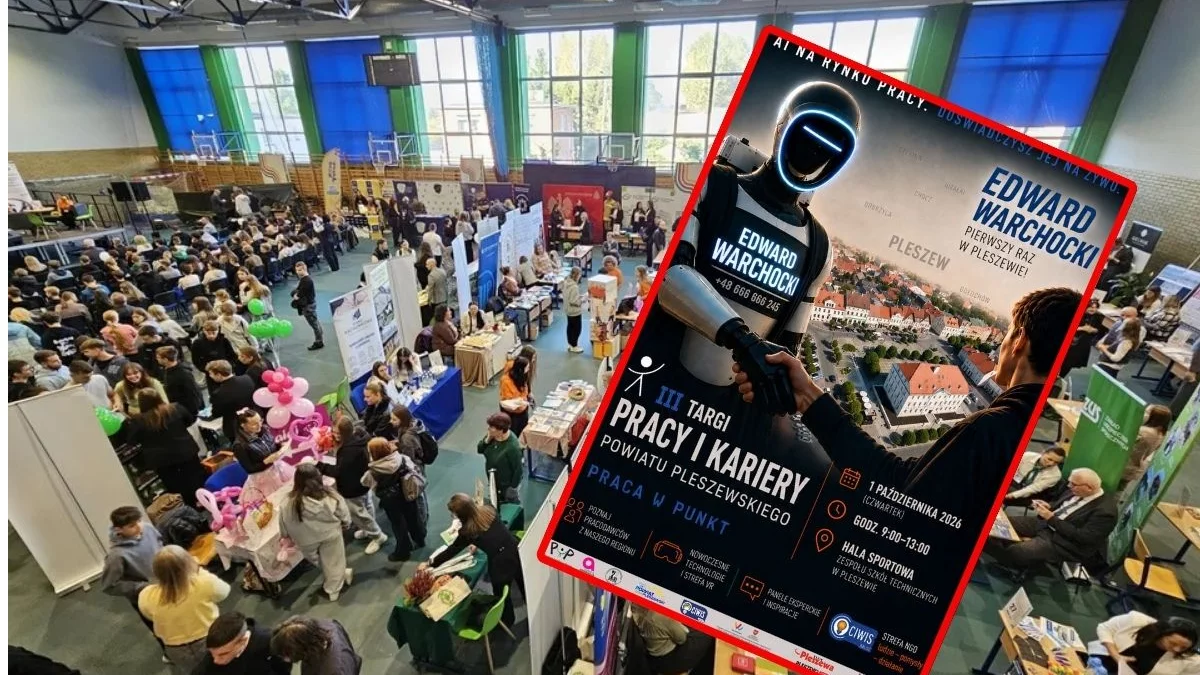 Robot humanoidalny Edward Warchocki po raz pierwszy w Pleszewie. Będzie atrakcją Targów Pracy i Kariery