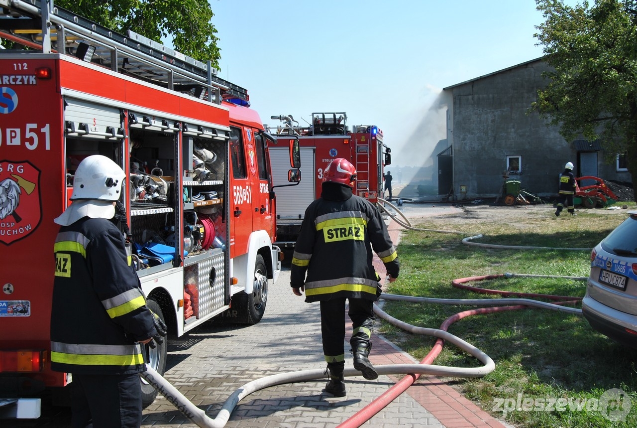 Kościelna Wieś. Pożar kurnika - Zdjęcie główne