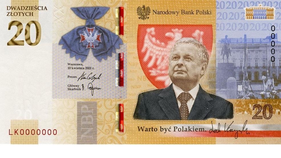Nowy banknot z Lechem Kaczyńskim. Wzbudza kontrowersje - Zdjęcie główne