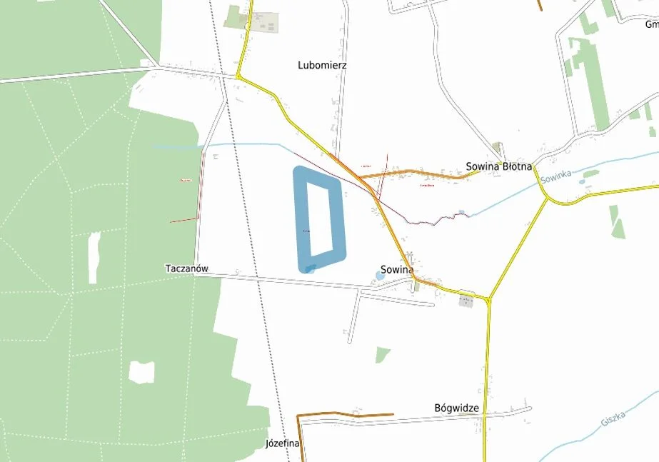 Działka nr 159 w obrębie Sowina