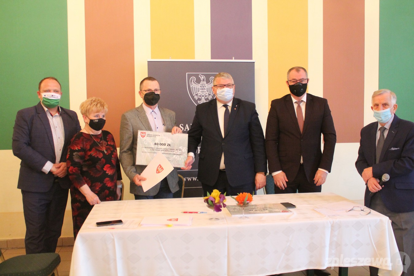 Pleszew. Działkowcy dostali pieniądze od marszałka 
