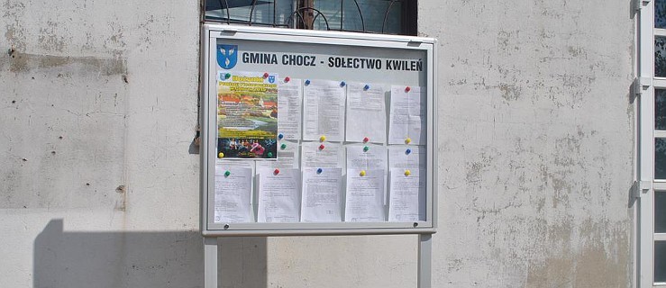 Nowe tablice informacyjne w gminie Chocz - Zdjęcie główne