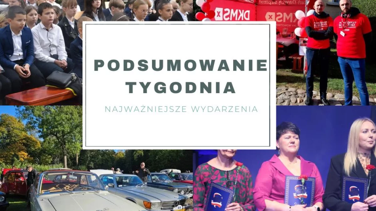 Podsumowanie tygodnia w powiecie pleszewskim. Przegląd najważniejszych informacji - Zdjęcie główne