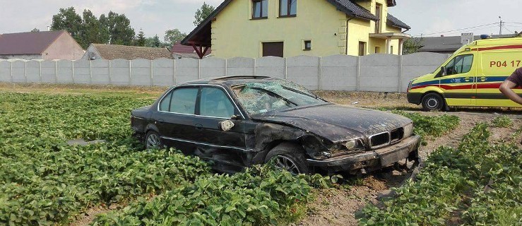 Groźny wypadek. Auto prowadziła kobieta w ciąży - Zdjęcie główne