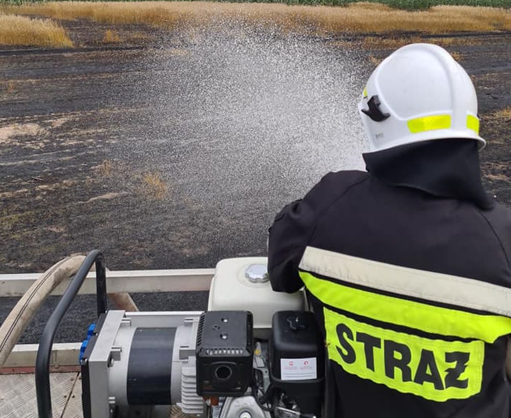 Pożar w Broniszewicach. Strażacy w akcji - Zdjęcie główne