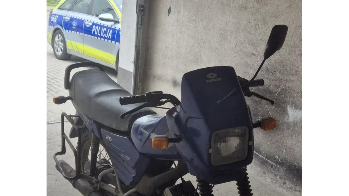 Zatrzymali 12-latka na motorowerze. Kierował bez kasku i uprawnień, ale to nie wszystko