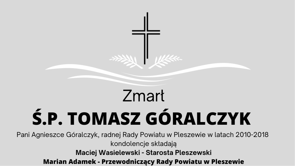 Zmarł Ś.P. Tomasz Góralczyk - Zdjęcie główne