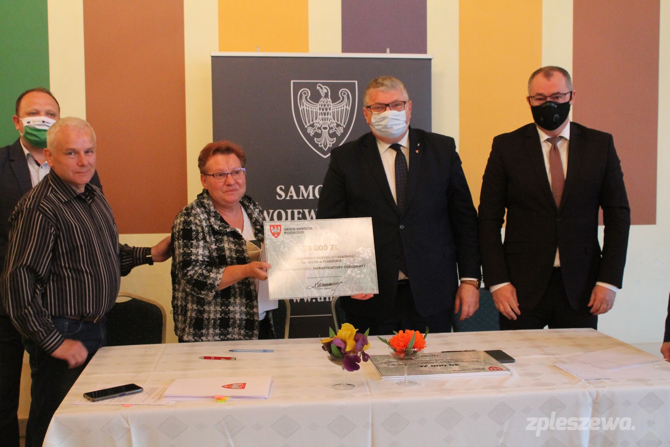 Pleszew. Działkowcy dostali pieniądze od marszałka 