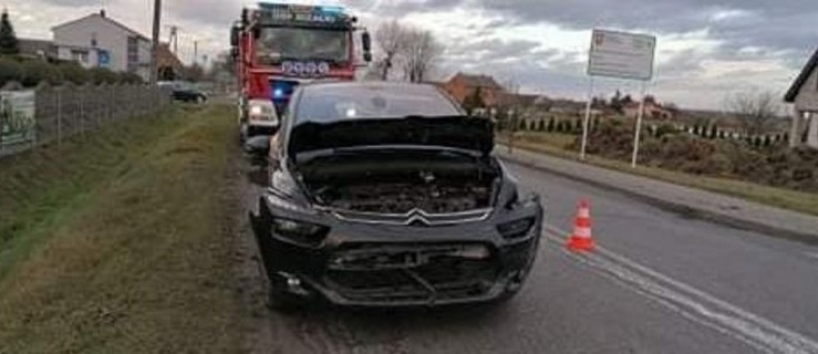 Grab. Na drodze wojewódzkiej zderzyły się dwa auta - Zdjęcie główne