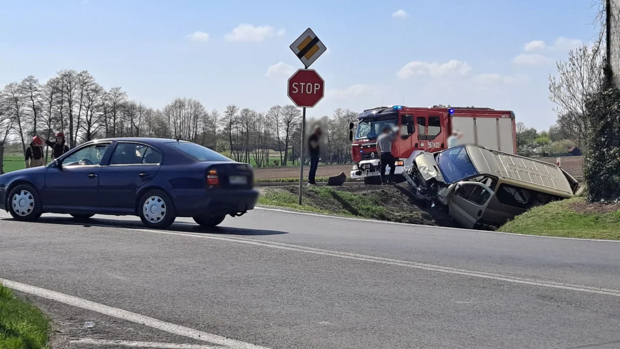 Wypadek na DK 11 w Pleszewie 