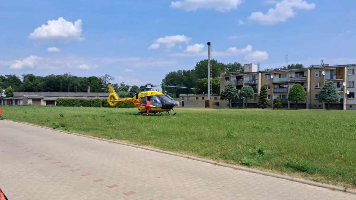 Śmigłowiec LPR lądował na osiedlu. Służby w akcji