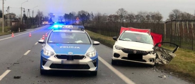 W wypadku koło Wielunia zginął 34-letni mieszkaniec powiatu pleszewskiego - Zdjęcie główne
