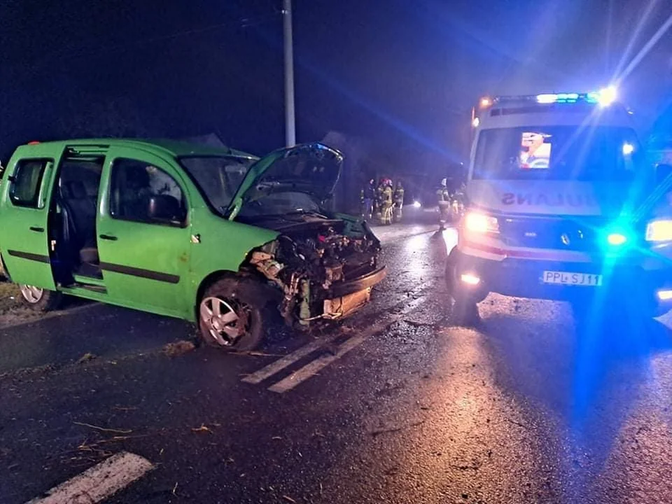 Autem podróżowały trzy osoby. Dwie trafiły do szpitala [ZDJĘCIA] - Zdjęcie główne