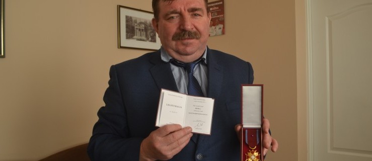 Leszek Bierła dostał Złoty Krzyż Zasługi - Zdjęcie główne