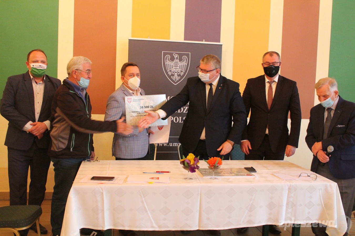 Pleszew. Działkowcy dostali pieniądze od marszałka 
