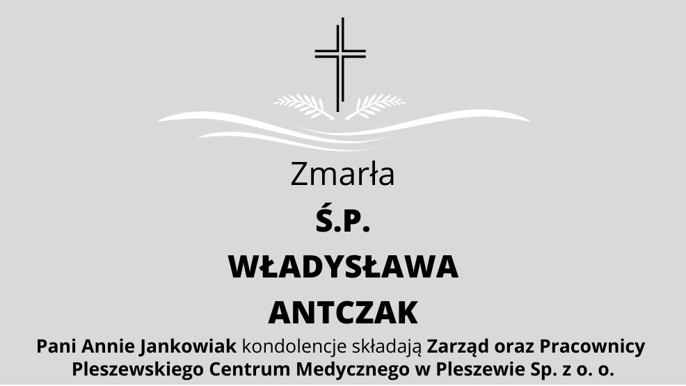 Zmarła Ś.P. Władysława Antczak - Zdjęcie główne