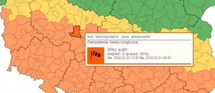 Ostrzeżenie drugiego stopnia. Znów mocno powieje! - Zdjęcie główne