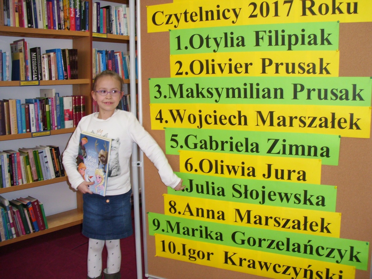 Najaktywniejszy czytelnik 2017 - Zdjęcie główne