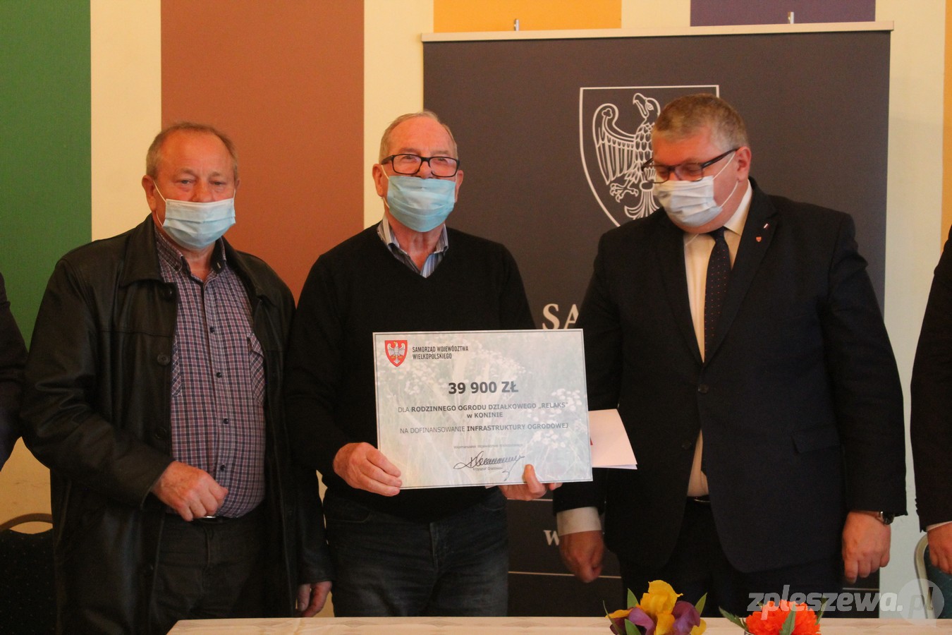 Pleszew. Działkowcy dostali pieniądze od marszałka 