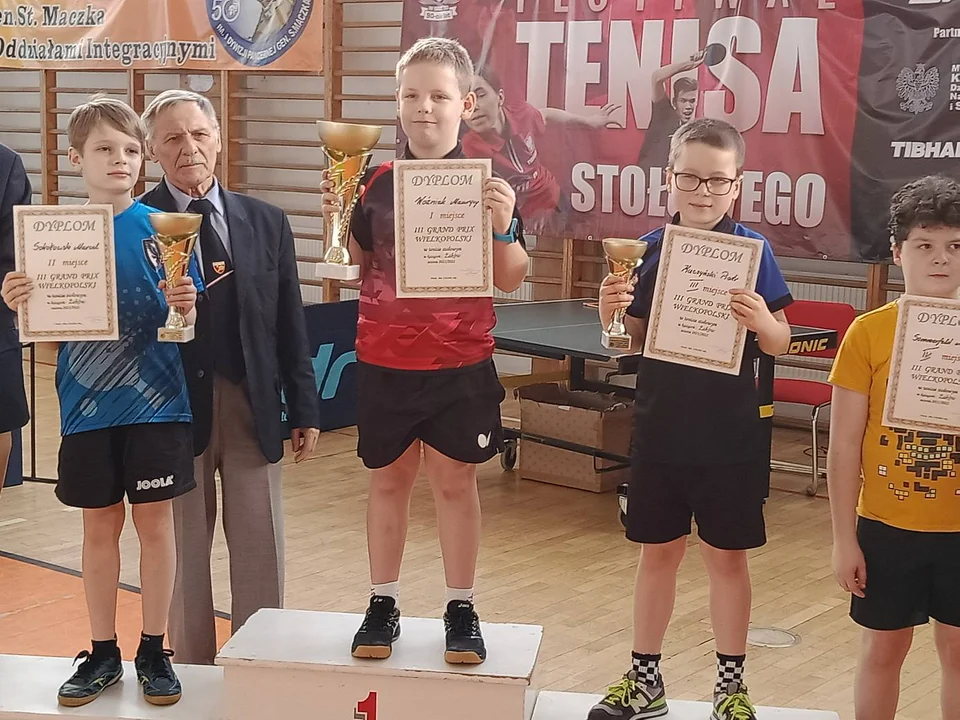 III Grand Prix Wielkopolski Żaków w Tenisie Stołowym. Kolejny sukces Piotra Kuczyńskiego - Zdjęcie główne