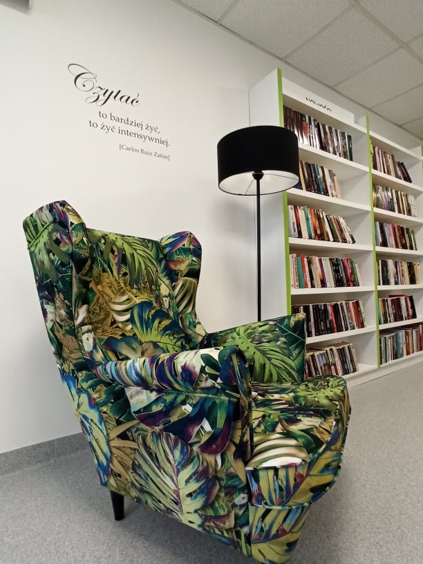 Biblioteka w Dobrzycy po remoncie