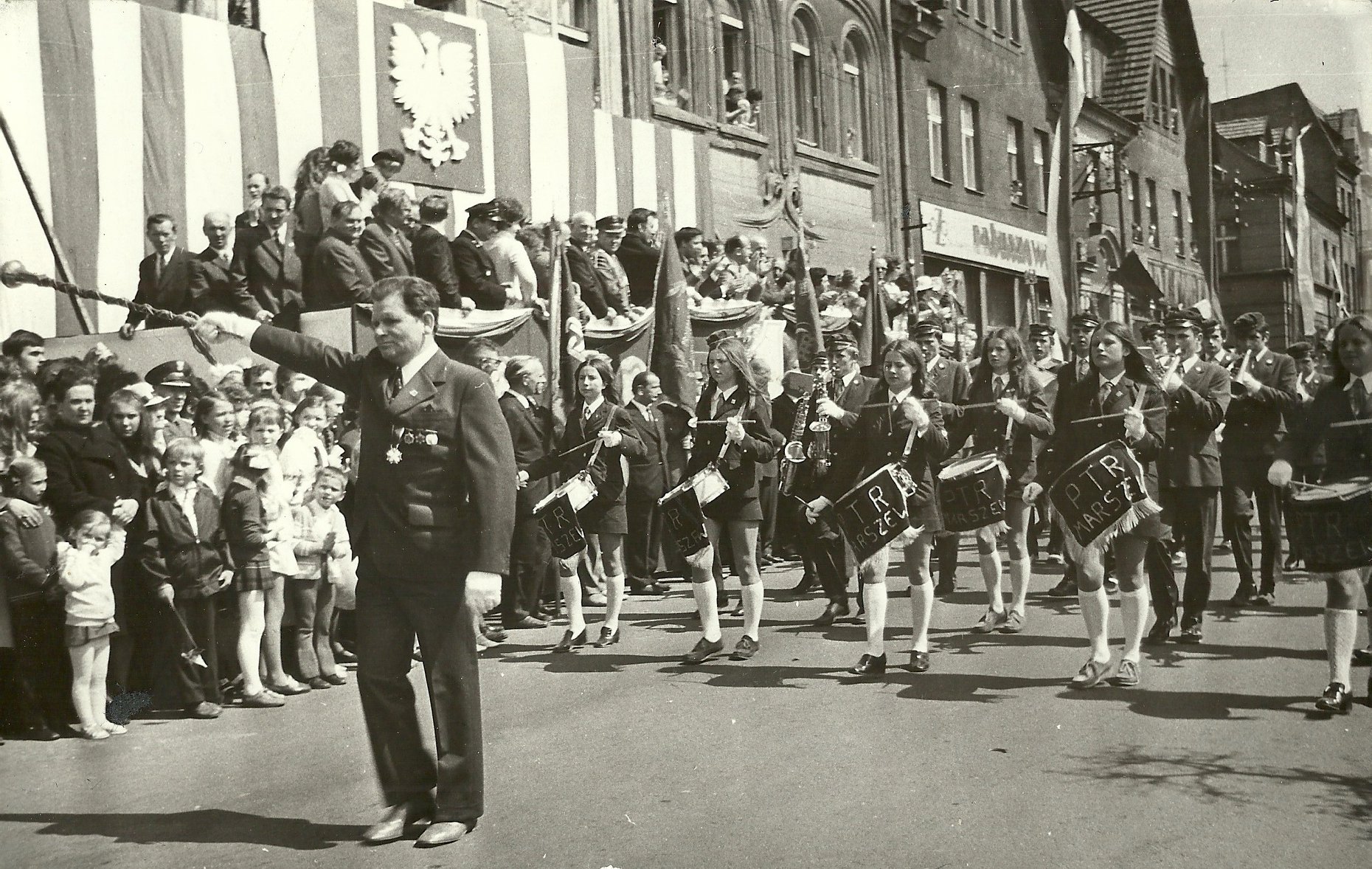 Pochód w Pleszewie, 1 maja 1976 r.