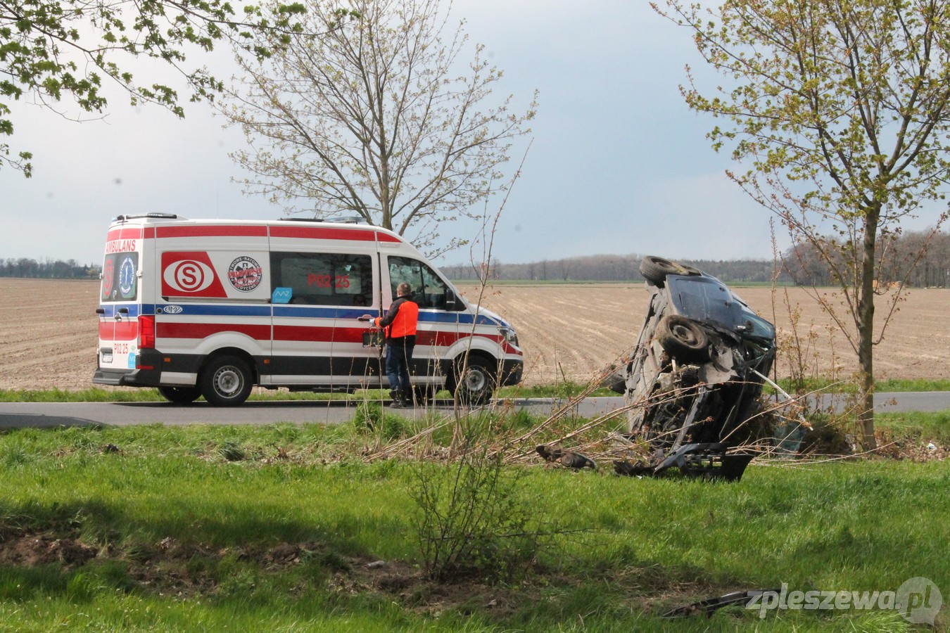 Wypadek w Bogusławiu. Zderzyły się dwa auta - Zdjęcie główne