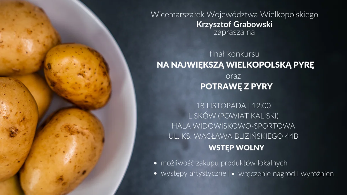 Na święto pyry zapraszamy do Liskowa! - Zdjęcie główne