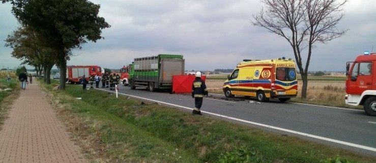 Zderzenie osobówki z tirem. Jedna osoba zginęła  - Zdjęcie główne