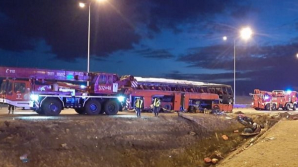 5 osób zginęło, a 25 odniosły obrażenia. Tragiczny wypadek autokaru na A4. Autobus jechał z Poznania na Ukrainę  - Zdjęcie główne