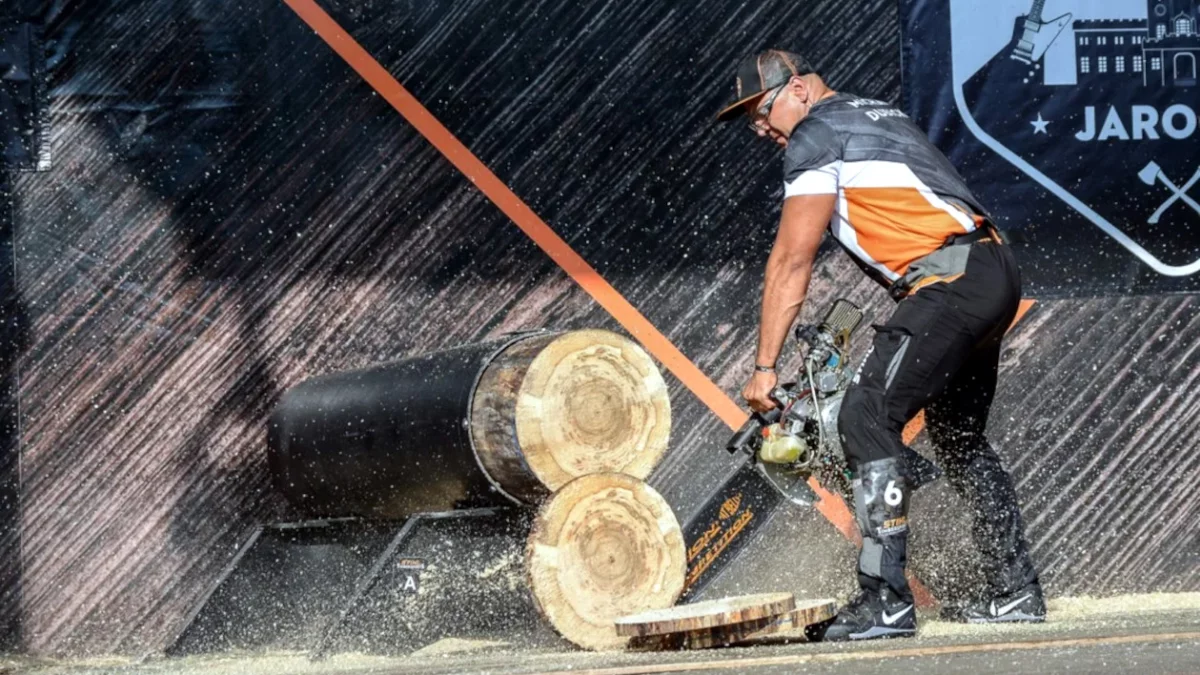 Strażak spod Rawicza najlepszy w European Trophy Stihl Timbersports - Zdjęcie główne