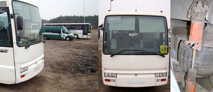 Wiózł dzieci autobusem z urwanym amortyzatorem - Zdjęcie główne