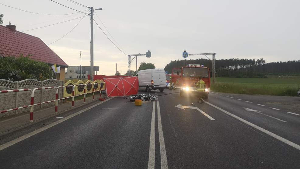 Śmiertelny wypadek z udziałem motocykla. Nie żyje 61-letni motocyklista - Zdjęcie główne