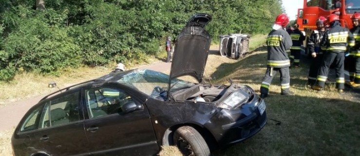 Wypadek na DK 12. Jedna osoba ranna [WIDEO] - Zdjęcie główne