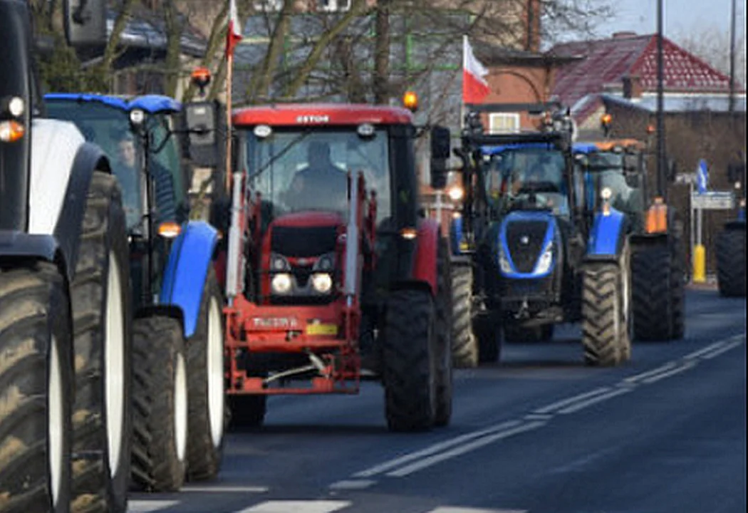 Protest rolników. Utrudnienia na trasie Kalisz - Ostrów Wielkopolski - Zdjęcie główne