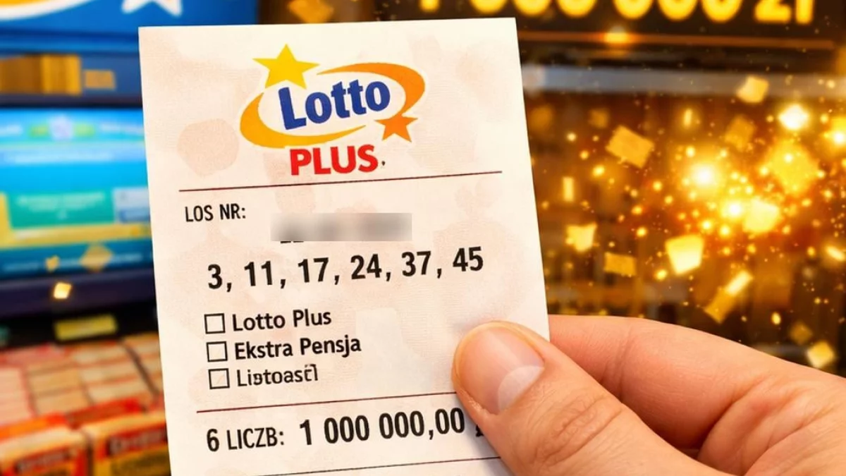 Wielka wygrana w Lotto Plus. Szczęśliwiec zgarnął fortunę