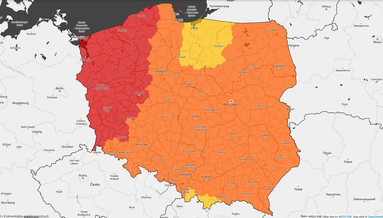 Najwyższe ostrzeżenie przed burzami dla części Wielkopolski. Możliwe trąby powietrzne - Zdjęcie główne