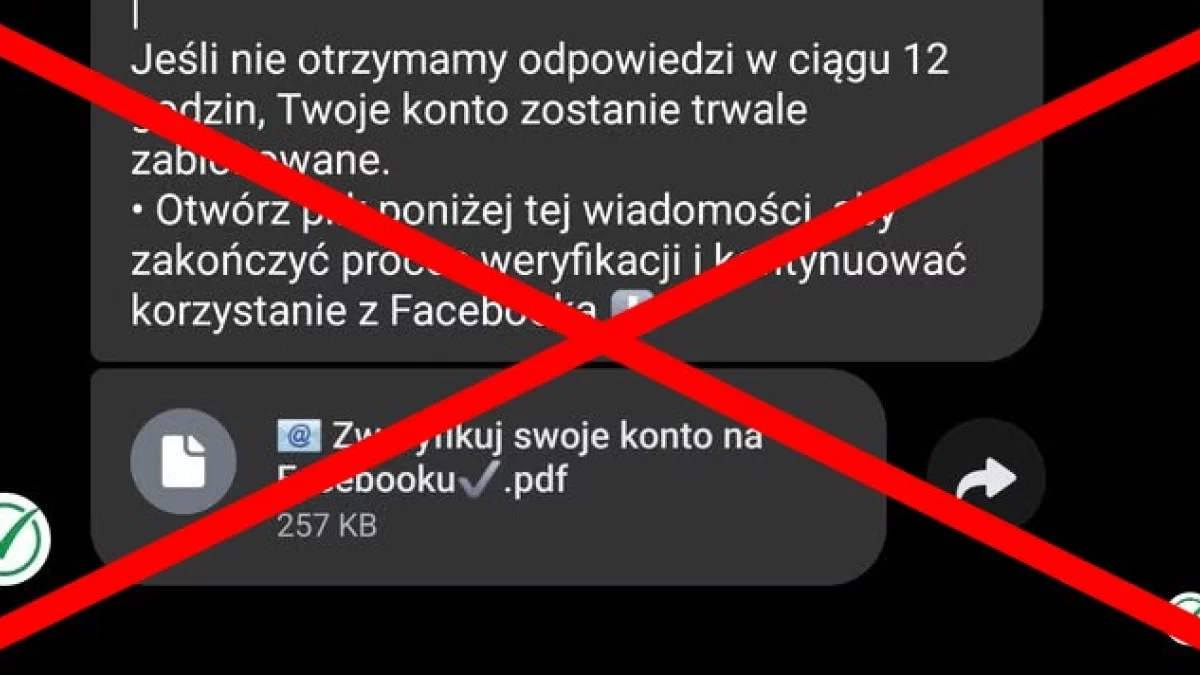 Internauta ostrzega przed wiadomością na FB. "Pod żadnym pozorem nie należy klikać"