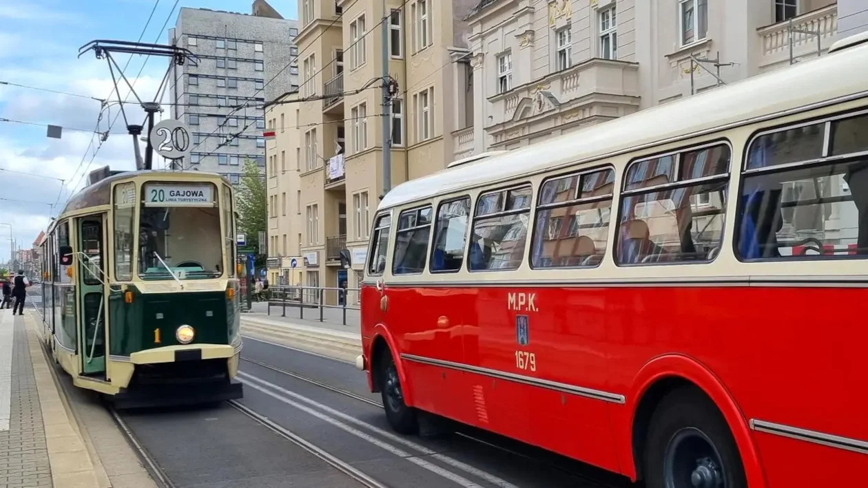 Historyczne tramwaje i autobusy wróciły na ulice Poznania! Z ich pokładu można zwiedzać miasto - Zdjęcie główne