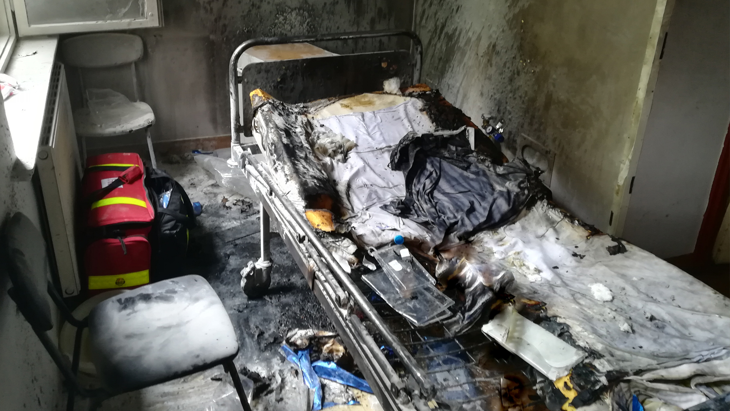 Nie żyje pacjentka poparzona w wyniku pożaru w szpitalu - Zdjęcie główne