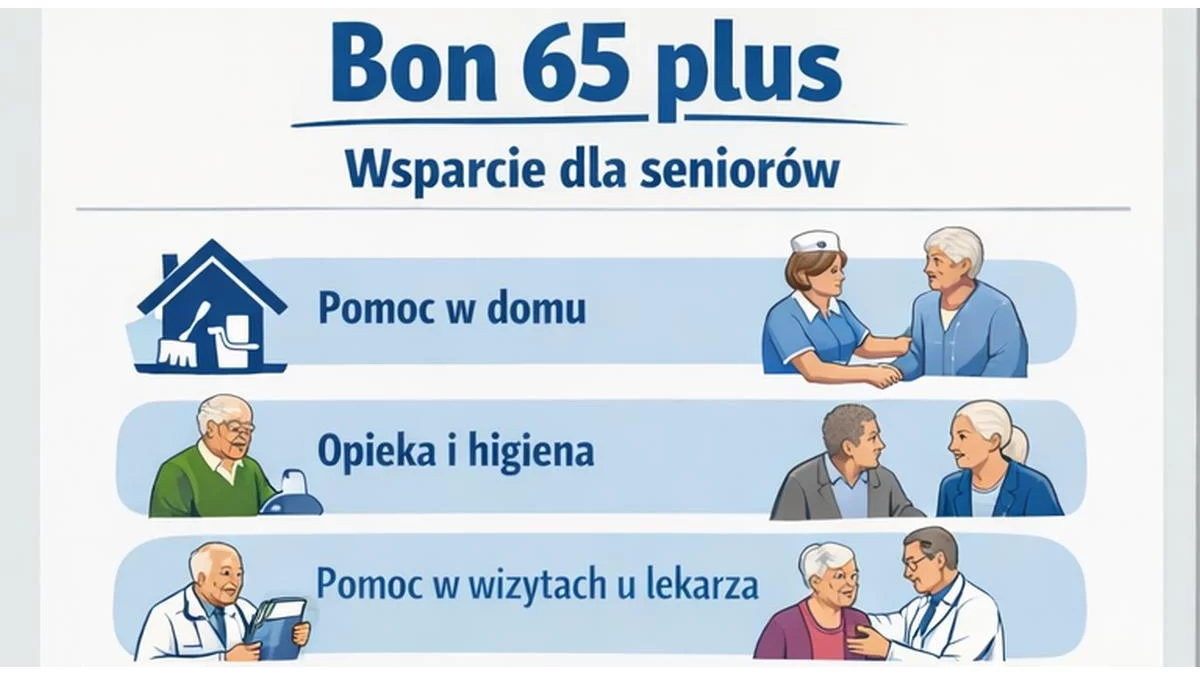 Nowy program „Bon 65 plus”. Kto dostanie wsparcie i na jakich zasadach?