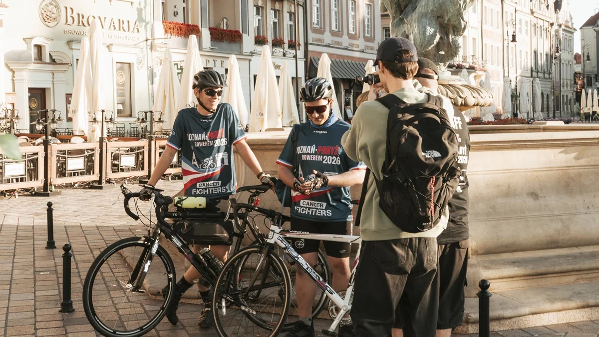 Z Poznania do Paryża na rowerach. Jadą dla chorych dzieci