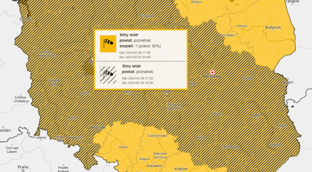 Synoptycy ostrzegają przed silnym wiatrem. Przed nami niespokojna noc - Zdjęcie główne