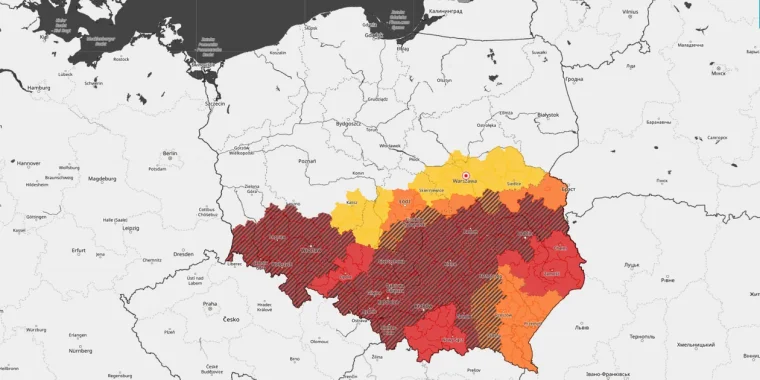 Dla Wielkopolski odwołano alert o ulewach, ale dla kilku powiatów jest nowe ostrzeżenie - Zdjęcie główne